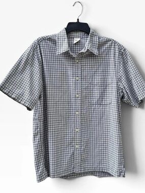 Old Navy Short Sleeve Checkered Button Down